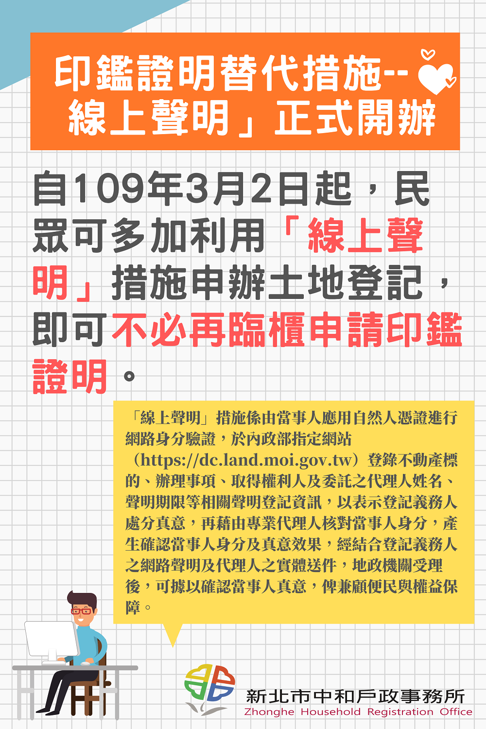 線上聲明措施 線上聲明措施