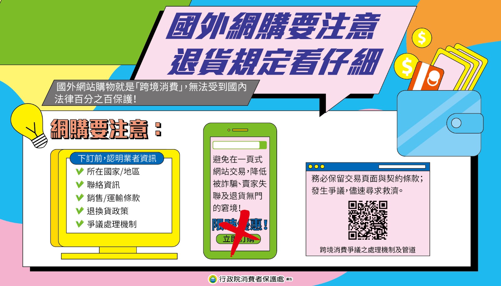 【轉知】行政院消費者保護處「消費者保護宣導資訊」照片